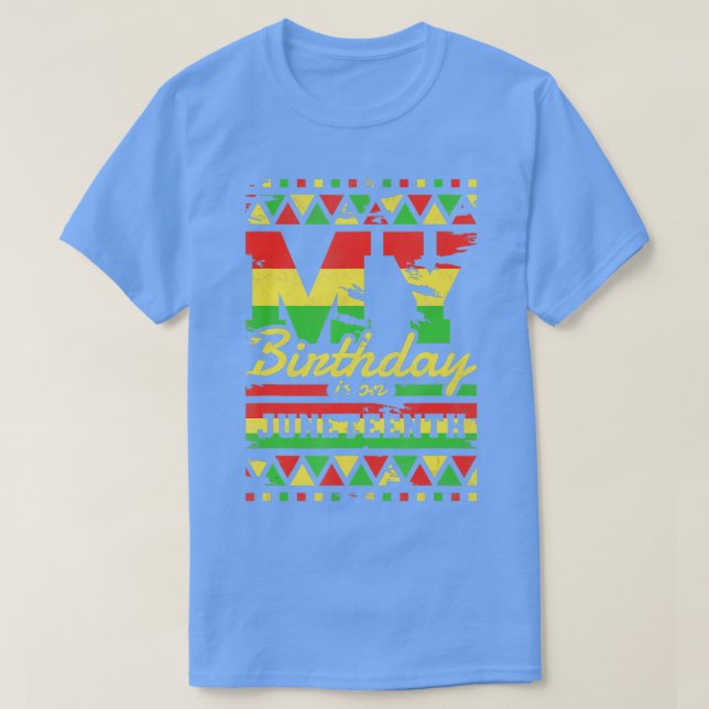 T-shirt Mon Anniversaire Est Le 11 Juin (Design devant)