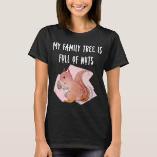 T-shirt Mon arbre généalogique est plein de noix Drôle l'é