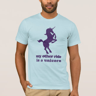 T-shirt Mon Autre Balade Est Une Unicorne Drôle