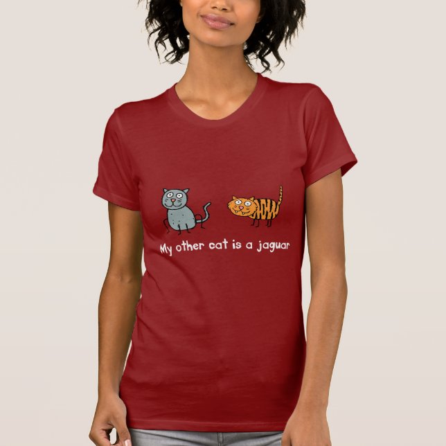 T-shirt Mon autre chat est Jaguar (Devant)