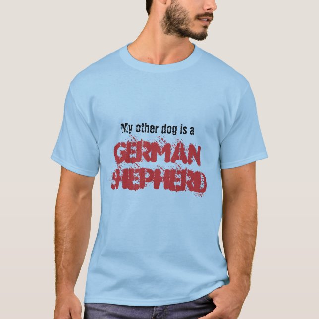T-shirt Mon autre chien est un berger allemand (Devant)