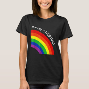 T-shirt Mon autre couple mi-gai Rainbow Pride Cool Lgbt A