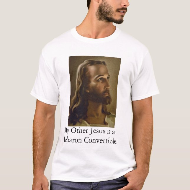 T-shirt Mon autre Jésus est un convertible de Lebaron (Devant)