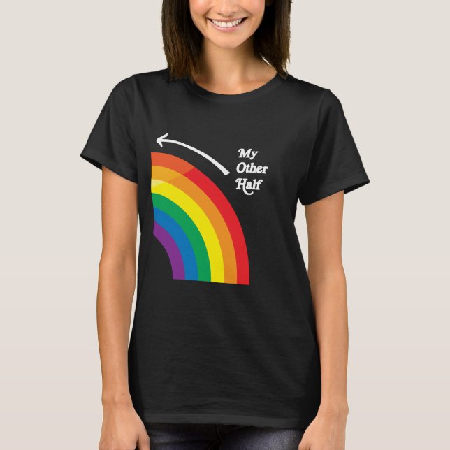 T-SHIRT MON AUTRE MOITIÉ À DROITE (Devant)