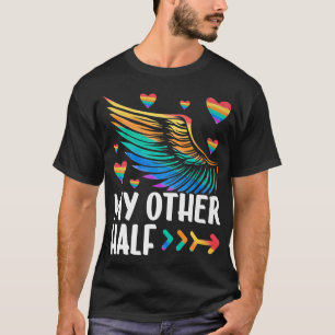 T-shirt Mon Autre Moitié Couple LGBTQ+ Accord Lesbienne Pe