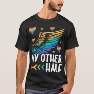 T-shirt Mon autre moitié LGBTQ+ Couple jumelé Gay Boyami