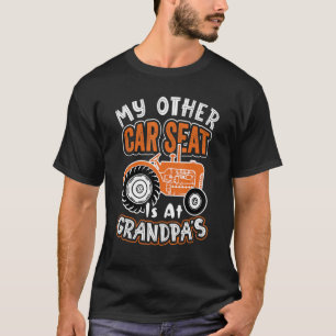 T-shirt Mon autre siège de voiture est à la ferme tracteur