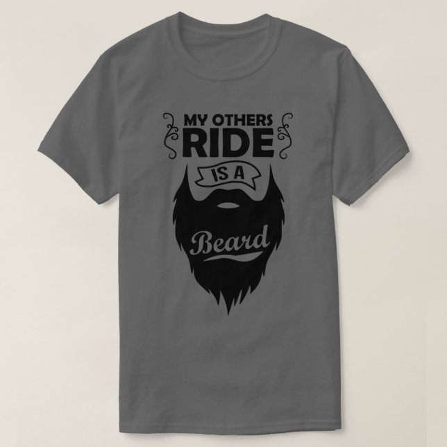 T-shirt Mon autre tour est une barbe1 (Design devant)