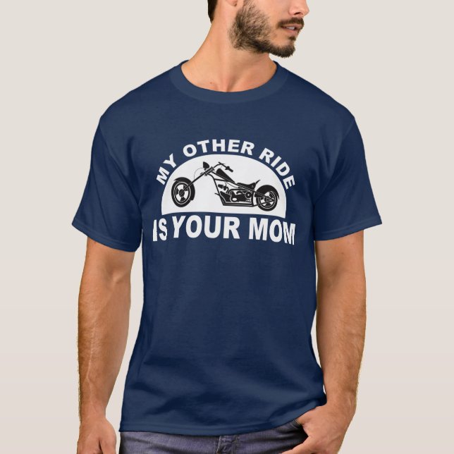 T-shirt Mon autre tour, est votre maman (Devant)