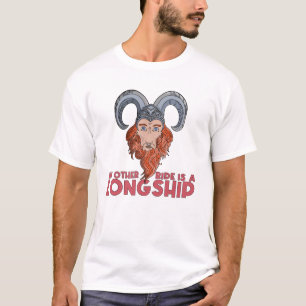 T-shirt Mon Autre Véhicule Est un Langskip Viking