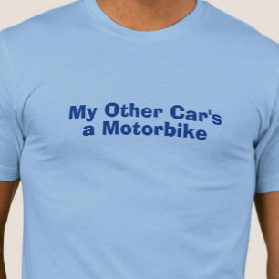 T-shirt Mon autre voiture est une moto