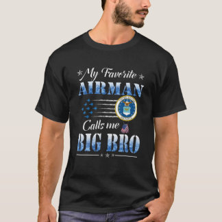 T-shirt Mon aviateur favori m'appelle Big Brother Air Forc