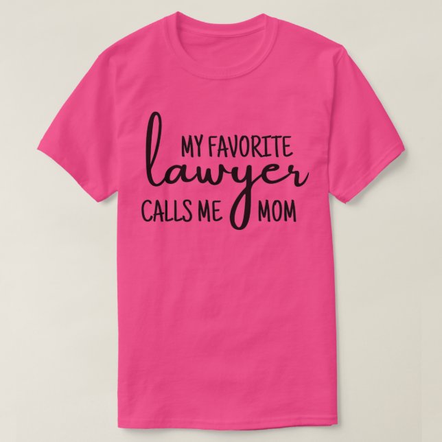 T-shirt Mon avocat préféré m'appelle maman drôle de cadeau (Design devant)