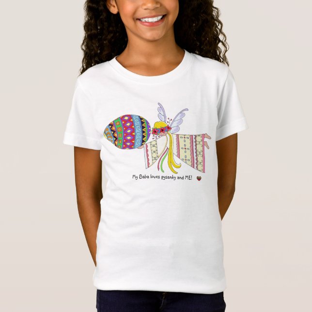 T-Shirt Mon baba aime Pysanky et moi (Devant)
