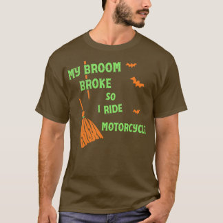 T-shirt Mon Balcon A Cassé Donc Maintenant Je Ride Moto Dr