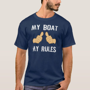T-SHIRT MON BATEAU MES RÈGLES