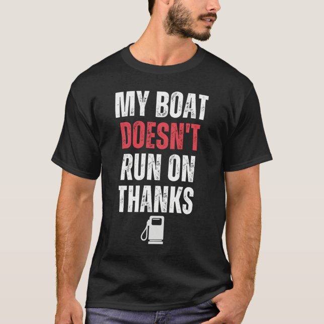 T-shirt Mon Bateau Ne Fonctionne Pas Grâce (Devant)