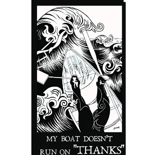 T-shirt Mon bateau ne fonctionne pas grâce