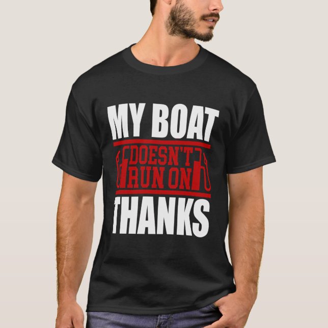 T-shirt Mon Bateau Ne Fonctionne Pas Grâce (Devant)
