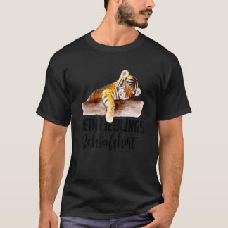 T-shirt Mon bébé préféré de sommeil tigre petit tigre
