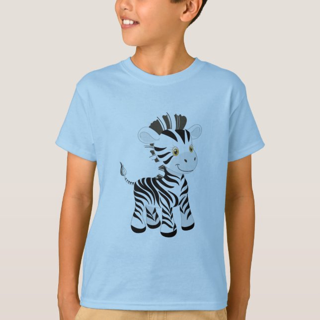 T-shirt Mon bébé Zebra (Devant)