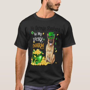 T-shirt Mon berger allemand est mon porte-bonheur Chien mi