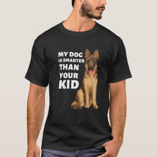T-shirt Mon berger allemand est plus intelligent que votre
