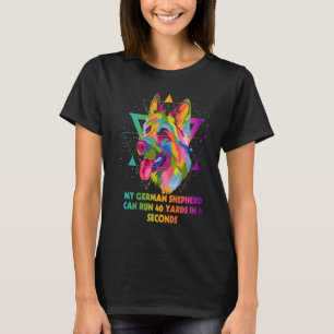 T-shirt Mon Berger Allemand Peut Faire 40 Yards Animal She