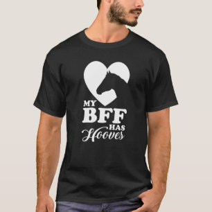 T-shirt Mon Bff A Des Hoves Ride Horse
