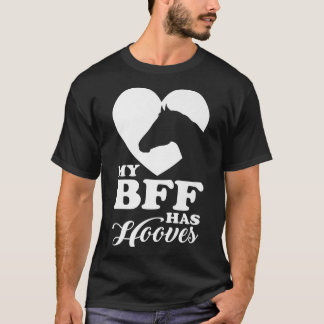 T-shirt Mon bff a des sabots à cheval