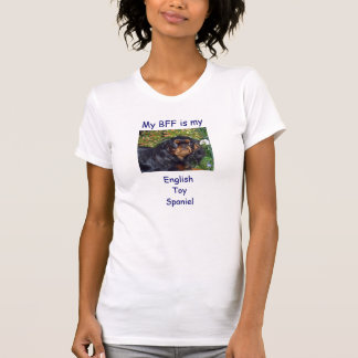 T-shirt Mon BFF est mon épagneul de jouet anglais
