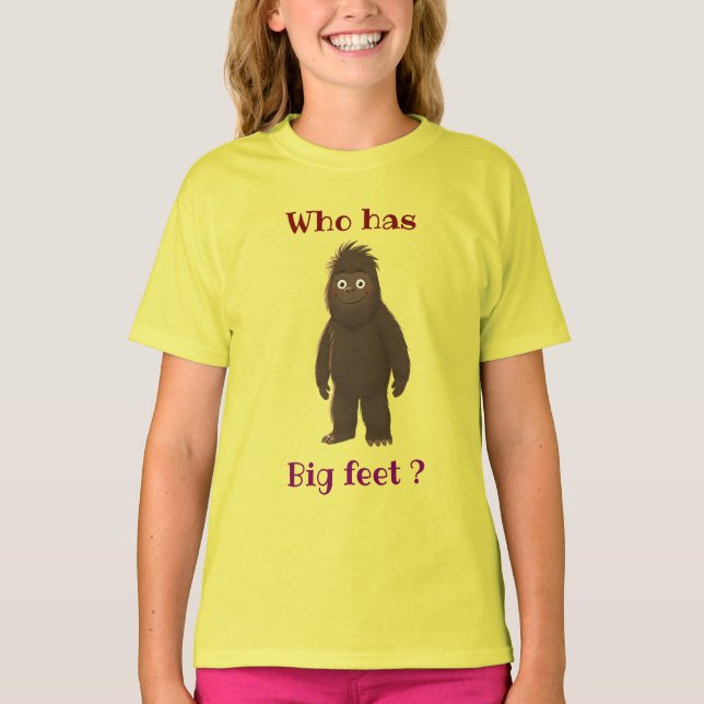 T-shirt Mon bigfoot (Devant)