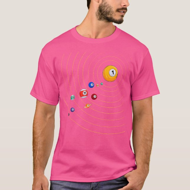 T-shirt Mon billard Universe (Devant)