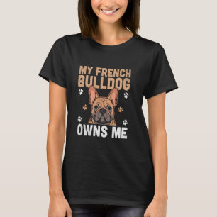 T-shirt Mon Bouledogue Français Me Possède Sauvetage de Ra