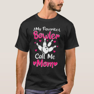 T-shirt Mon Bowler Favori M'Appelle Maman