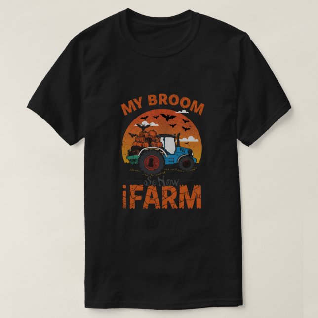 T-shirt Mon Broom Broke Donc Maintenant Je Ferme - Drôle F (Design devant)