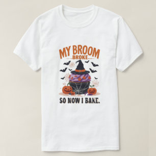 T-shirt Mon Broom Brosse Alors Maintenant Je Cuis - Drôle 