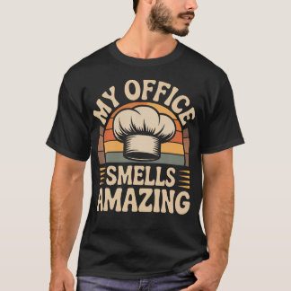 T-shirt Mon bureau sent merveilleusement Chef