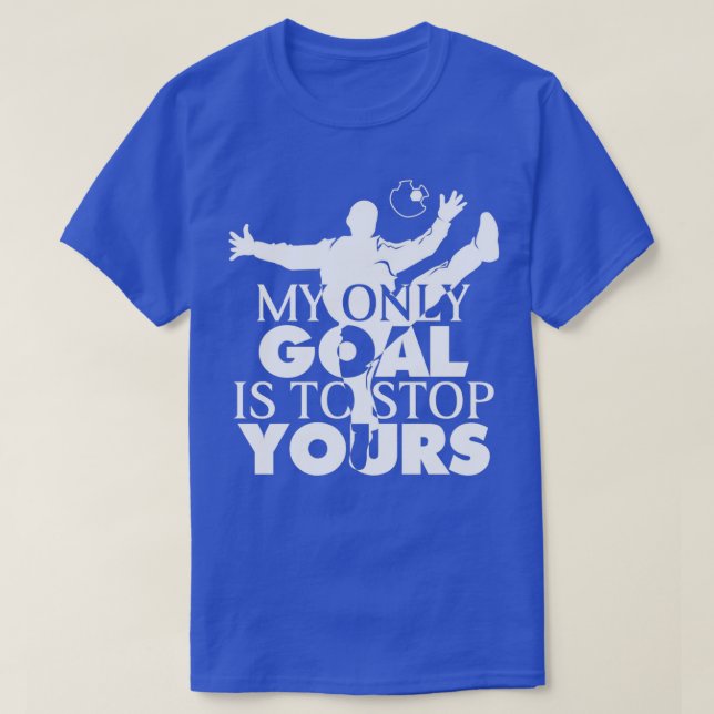 T-shirt Mon But Est D'Arrêter Votre Handball Goalie Hampba (Design devant)