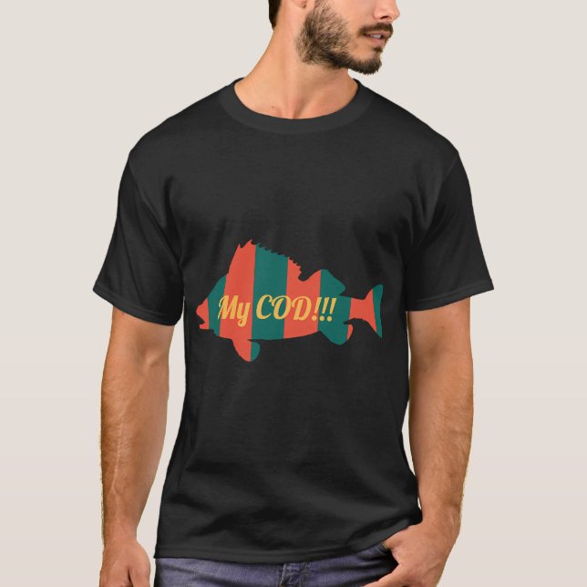 T-shirt Mon CAB!!! Dessin de poisson drôle (Devant)