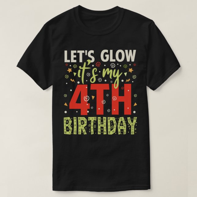 T-shirt Mon cadeau d'anniversaire Mon 4e (Design devant)