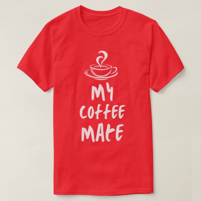 T-shirt Mon café Mate 2 (Design devant)