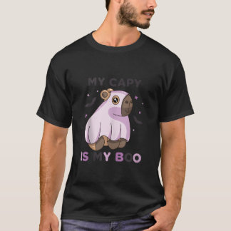 T-shirt Mon Capot Est Mon Boo Saison Éffrayante Ghost Hall