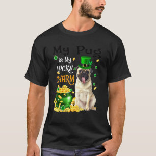 T-shirt Mon Carlin Est Ma Chance Chauffante Charme Cute Ch