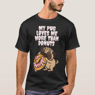 T-shirt MON CARLIN M'AIME PLUS QUE DONUTS, anniversaire ar