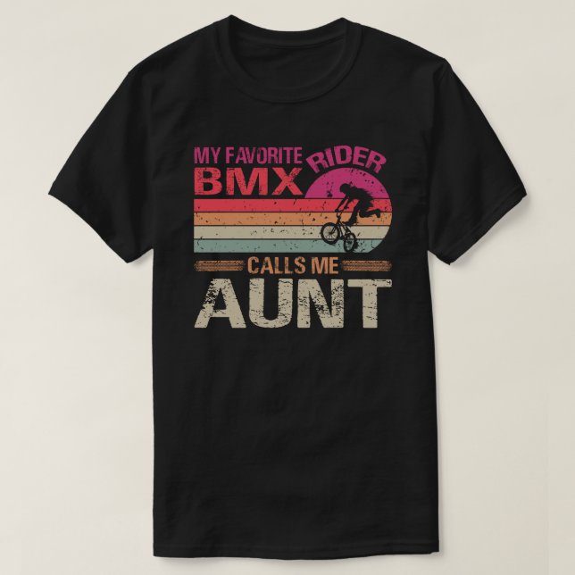 T-shirt Mon cavalier BMX favori m'appelle Fête des pères t (Design devant)