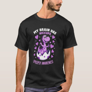 T-shirt Mon Cerveau A Des Coupes D'Hicoptères Dino Epileps