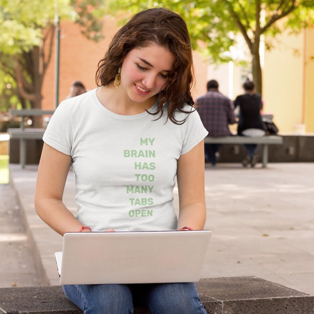 T-shirt Mon Cerveau A Trop D'Onglets Ouverts (Créateur téléchargé)