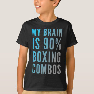 T-shirt Mon Cerveau Est 90% Boxer Combos Boxer Boxers Love