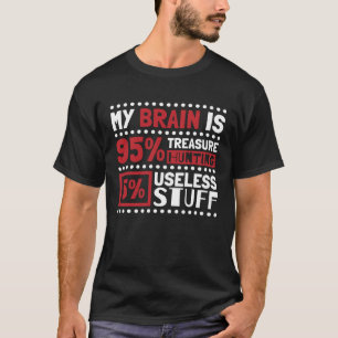 T-shirt Mon Cerveau Est 95 Chasse Au Trésor Chasse Au Trés